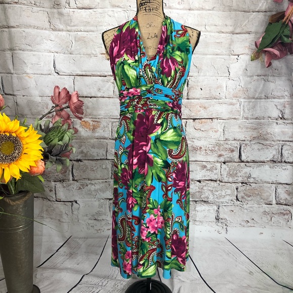 Evan Picone Dresses & Skirts - Evan Picone Marilyn Monroe Floral Halter Dress